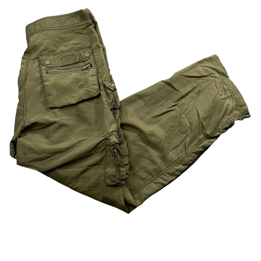Jocko XL Cargo Pants Olive Hook Eye Closure 100% Nylon